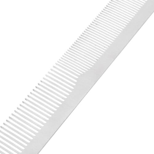 Professional Salon Stainless Steel Sliver Comb Hair Styling Tool For Men & Women