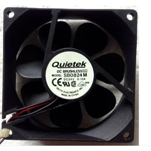 QUIETEK 8025 SB0824M 24V 0.10A 2wire