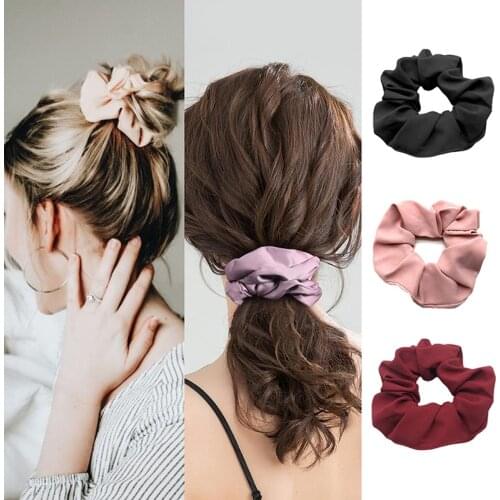 Hair Rope For Women Headwear Elastic Scrunchies Ponytail Holder Hair Rubber Hairband Girls Hair Accessories Chiffon