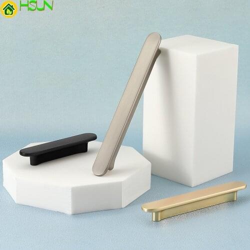 Drawer Handle Black Silver Gold Metal Zinc Nordic Modern Style For Home Furniture Cabinet Cupboard Door Pull