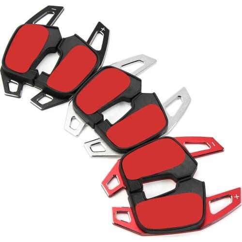 Steering Wheel DSG Paddle Extension Shifters Shifter Sticker Cover for Volkswagen VW Golf 7 GTI R GTE GTD MK7 R line 2013-2016