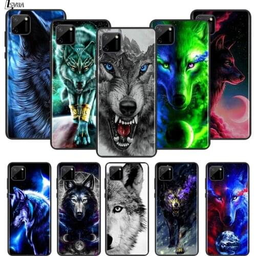 Wolf Totem For OPPO Realme Narzo 20 C2/3/11/12/15/17 X2 X3 X7 XT X50 Q2i V3 V5 V15 Pro Black Silicone Soft Phone Case