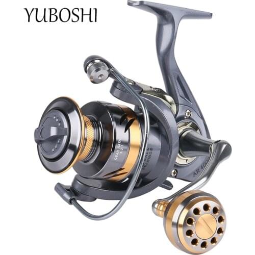 YUBOSHI AR2000-7000 Spinning Fishing Reel Metal Spool Stainless Bearings 5.2:1Gear Ratio Carp Fishing Tackles