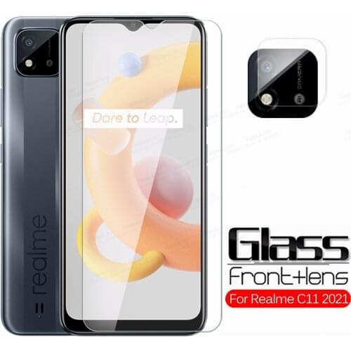 For Oppo Realme C11 2021 Glass Camera Tempered Glass Realmec11 Redmi Realmy C 11 RMX3231 6.52" Screen Protector Protective Film