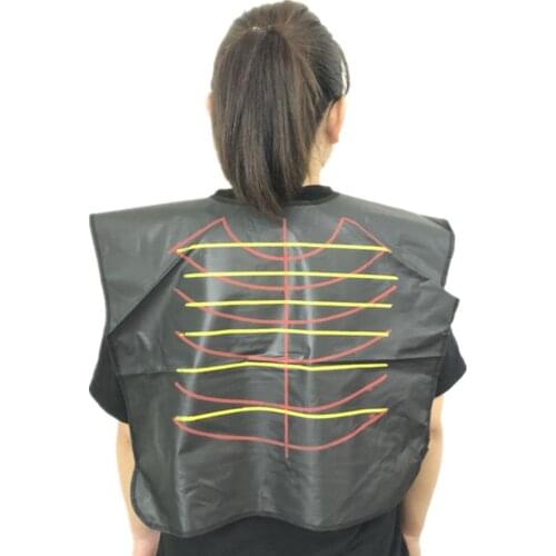 1pcs Professional Salon Barber Waterproof Hair Coloring Shawl Black Cape Hairdresser Wrap Styling Tools Hot Sale Dropshipping