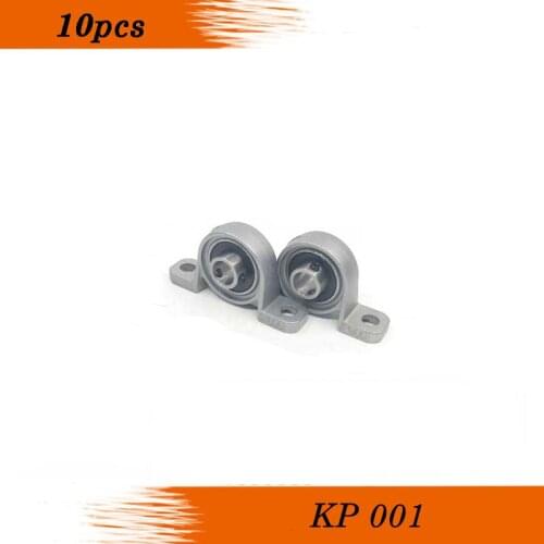 10pcs 12mm caliber Zinc Alloy mounted bearings KP001 UCP001 P001 insert bearing pillow block bearing housing