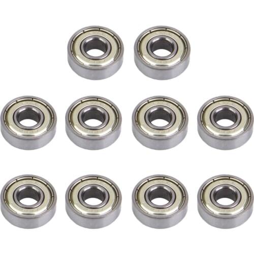 10 Pieces 608 Zz ABEC-7 Roller Skate Skating Wheel Bearings Replacement For Skateboard Scooter