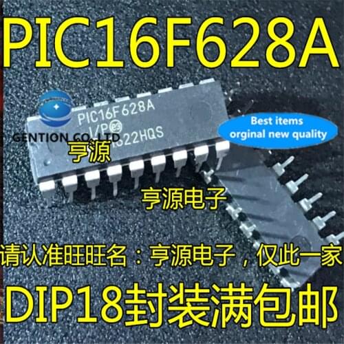 5Pcs 16F628 PIC16F628A PIC16F628A-I/P DIP-18 Microcontroller chip in stock 100% new and original