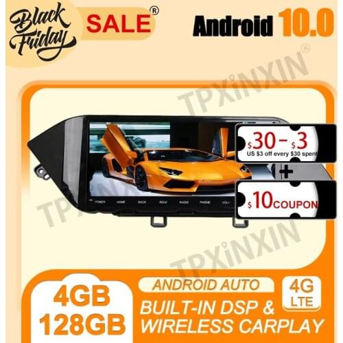 4+128G PX6 Android 10.0 IPS Carplay For Hyundai Sonata 2020 Multimedia Player Auto Radio Tape Recorder GPS Navigation Head Unit