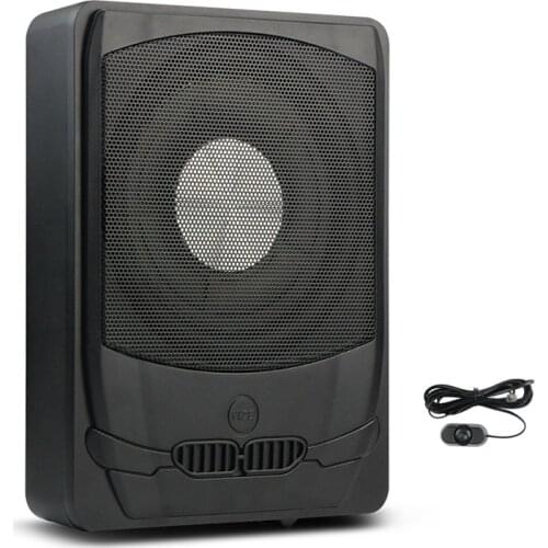 Car subwoofer vehicle subwoofer car audio subwoofer ultra-thin seat subwoofer 12V active 10 inch subwoofer pure low sound