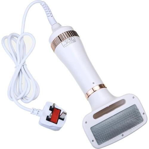 110-230v General Pet Grooming Dryer 2in 1 Portable Pet Hair Dryer High Temperature Protection Comb Brush Cat Dog Hair Comb Dryer