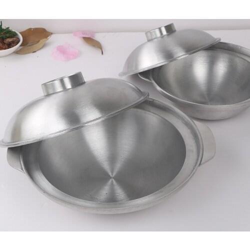 Pot stewed chicken cooking pot non stick Japanese style chafing dish aluminum alloy open flame aluminum stew saucepot casseroles