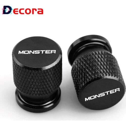 CNC Wheel Tire Valve Caps Motorcycle Accessories For Ducati Monster 821 696 795 797 2013-2019 2018 2017 2016 Tyre Airtight Cover