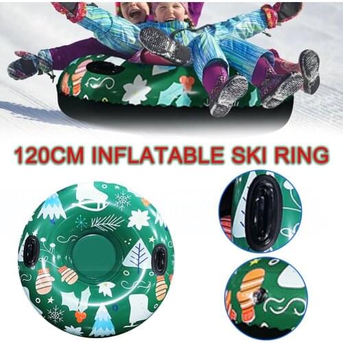 Ski Thickening Floating Sled Skiing Snow Tubing Tubing Winter Inflatable Ski Laps Children Adult Ski Laps