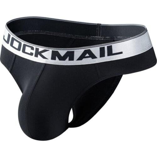 Mens Underwear Sexy Pouch Jockstraps Underwear Briefs Male Gay Backless Penis Pouch Thong G-strings Cotton Breathable Underpants