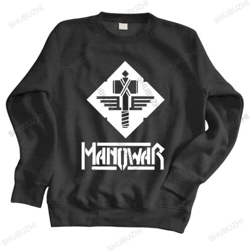 New arrived men hoodie autumn Manowar Rock Band Casual Sportswear Mens Hip Hop warm sweatshirt men hoody
