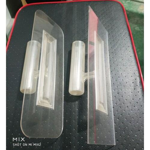 Plastic finisher plastering trowel DIY putty knife scraper for Tile Flooring grout remover Float Tiling Construction tool