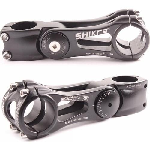 Adjustable 85 Riser 31.8mm Fitting Stem for Mountain Bike Bicycle Cycling Part Handlebar Stem Replacement Parts