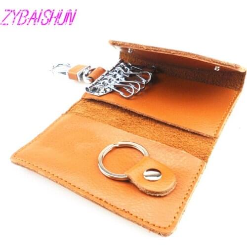 Car keys Handbag Wallet housekeeper multifunctional key bag mini card bags for Volvo S40 S60 S80 XC60 XC90 V40 V60 C30 XC70 V70