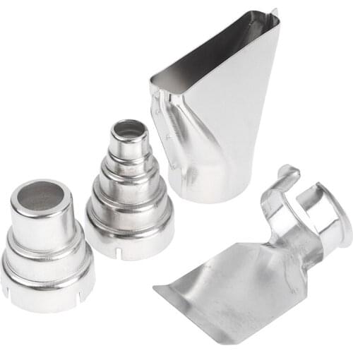 1PC Stainless Steel Nozzles Electric Kit Heat Air Guns Nozzles Heat Gun Nozzles Hot Air Gun Accessories