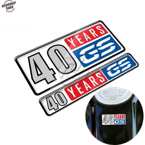 3D Motorcycle Decal Case for BMW Motorrad 40 Years GS Sticker for R1200GS R1250GS F850GS F800GS