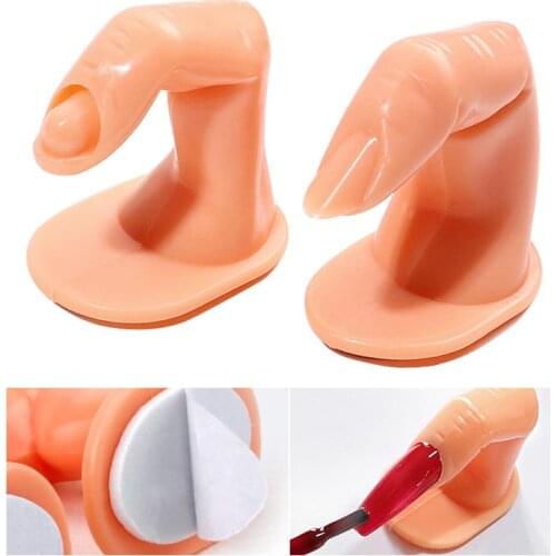 5/10Pcs Practice Finger Manicure Practice Hand Acrylic Nail Tips Fake Nails UV Gel Manicure Tool Accessories