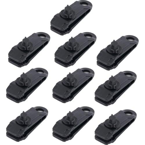 Activities Camping Canopy Clip Nylon Spiral Tent Clip Adjustable Plastic Windproof Tent Clip Reusable Outdoor Tarpaulin Clips