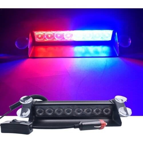 Car Truck Emergency Flasher Dash Strobe Warning Light Day LEDs Modes Flash Lights Led Running 12V 3 8 Flashing Police N6W1