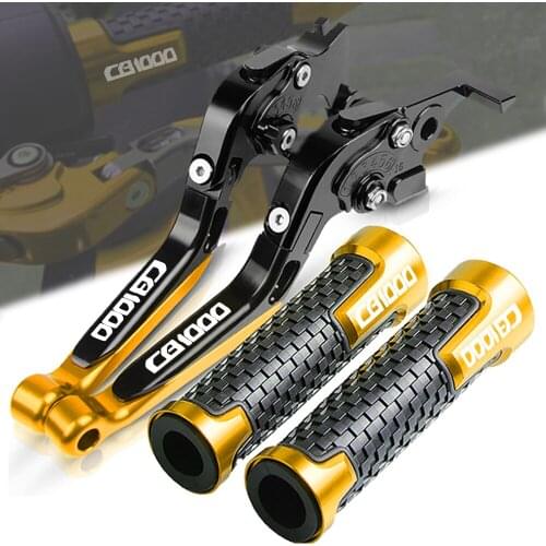 CB 1000 Motorcycle Accessories 22MM Handlebar hand Grips Ends Brake Clutch Lever FOR HONDA CB1000 BIGONE SC30 1993-1996 1995