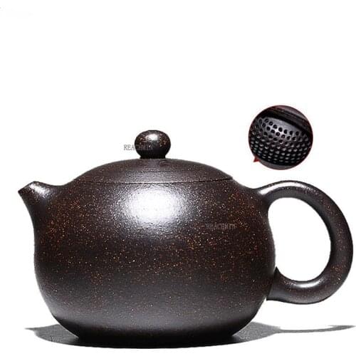 Yixing teapot boutique purple clay xishi teapot beauty craft teakettle tea ceremony 188 filter hole ball