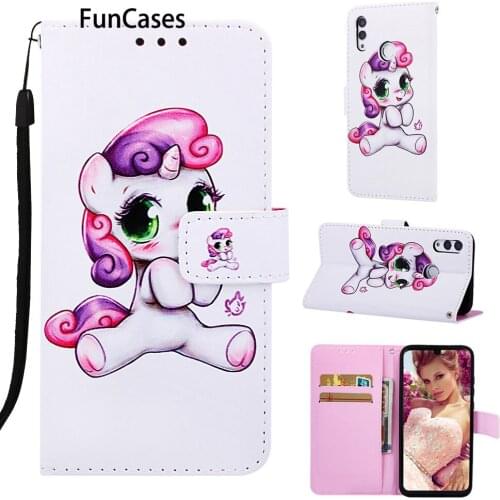 Stand Cases For cover Huawei Honor 10 Lite Panda Portable PU Leather Flip Wallet Case sFor Csse Huawei cover P Smart 2019