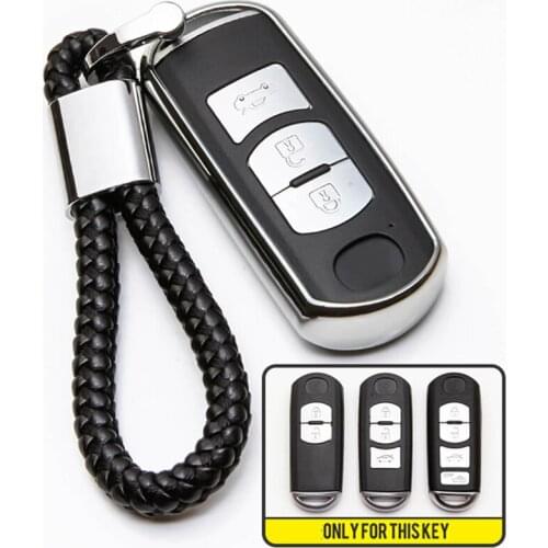 For Mazda 2 3 MX5 Atenza Axela CX-3 CX-4 CX-5 CX-7 CX-9 323 626 Familia CX-8 GT Miata RX8 Demio 2018 2019 TPU Car Key Cover Case