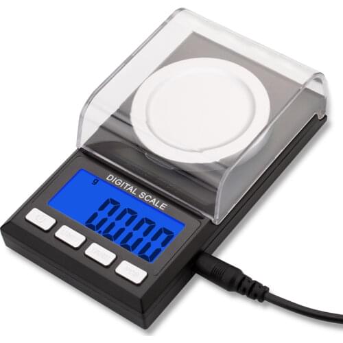 Precision 0.001g Digital Carat Scale Electronic Jewelry Scales Medicinal use Gold lab weight Milligram Balance USB powered