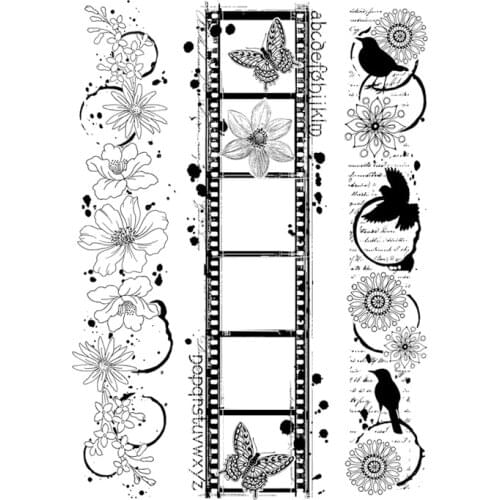 KLJUYP Film Clear Stamps Scrapbook Paper Craft Clear stamp scrapbooking