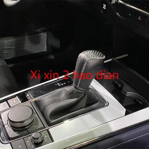 For Mazda CX30 leather hand-sewn special automatic gear shift cover gear lever head protection cover