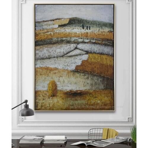 Beautiful landscape picture home deco hand painted canvas oil painting walll art canvas modern painting for living room bedroom