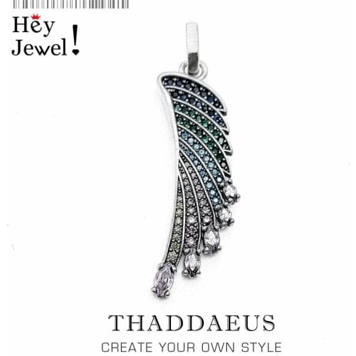 Pendant Hummingbird Wing 2020 New Arrival Fashion Jewelry Europe Bijoux Bohemia 925 Sterling Silver Rainbow Effect Woman Gift