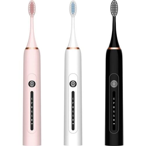 Powerful Sonic Electric Toothbrush Rechargeable Ultrasonic Washable Electronic Whitening Waterproof Teeth Brush