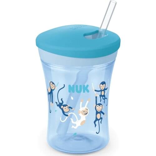 New Nuk Action Cup Evo Straw Water Bowl 230ml 458848420