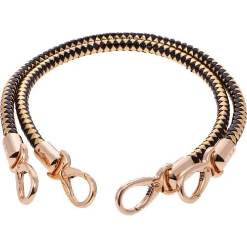 Pair DIY Shoulder Bag Replacement Handle Braided Rope Handbag Strap 60cm