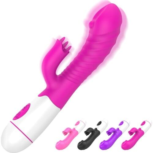 Sex Toys Female Masturbator Dildo Rabbit Vibrator Erotic Anal Nipple Vagina Massage Vibrators For Women 30 Frequency Adult Toy