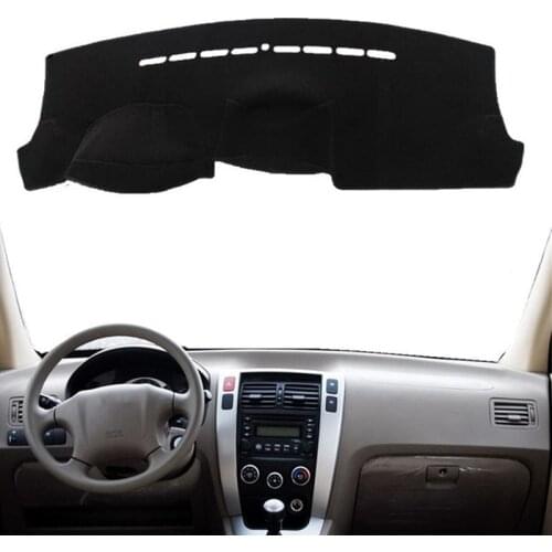 Car Styling Dashboard Cover Mat Pad Sun Shade Instrument Protect Carpet Accessories For Hyundai Tucson 2005 2006 2007 2008 2009