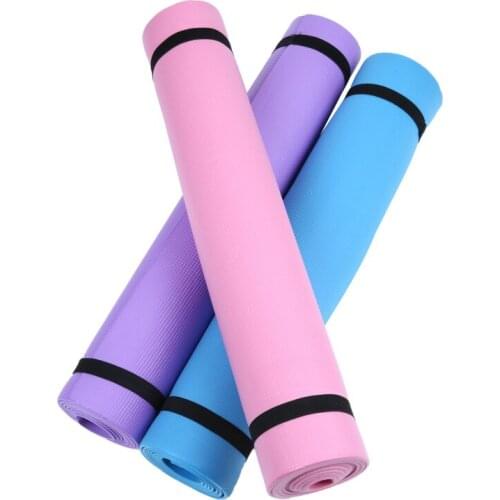 4MM Thick EVA Comfort Foam Yoga Mat Sport Yoga and Pilates Adjustable Strap Nylon Yoga Pilates Mat Bag