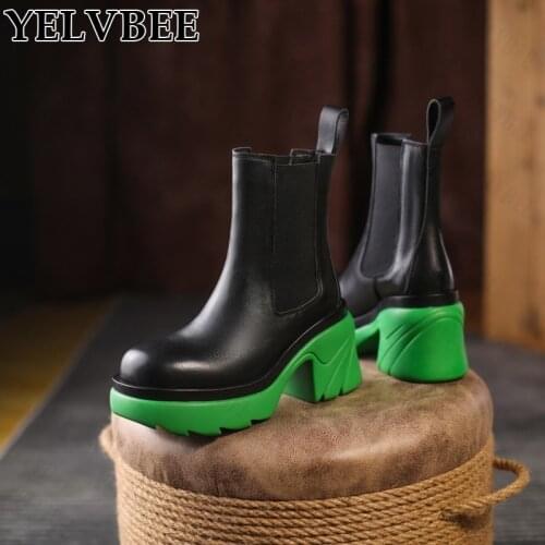 Gladiator Motorcycle Boots Women 2021 New Winter High Heels Chunky Shoes PU Leather Casual Knee High Warm Sport Designer Botas