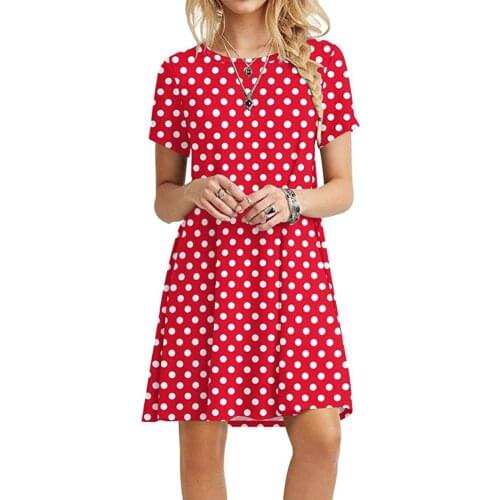 Summer Dress 2021 Women Ruffle Spring Street Sexy Casual Slim Thin Beach Party O Neck Mini Polka Dot Dress Vestidos De Fiesta