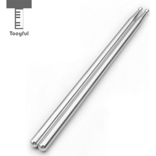 1 Pair Aluminum Alloy 5A Drum Sticks Drumsticks for Percussion Instrument Parts