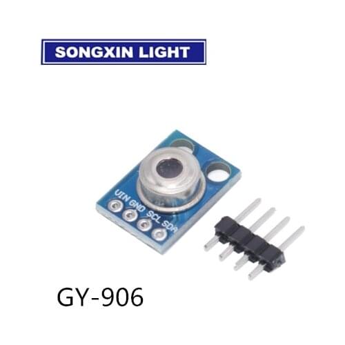 1pcs GY-906 MLX90614ESF New MLX90614 Contactless Temperature Sensor Module Compatible