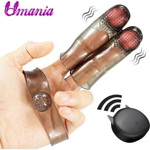 10 Modes Vibration Finger Vibrator Sex Toys For A couple, Nipple Clitoris Stimulator Dildo Woman Sex Toys Vaginal Massager