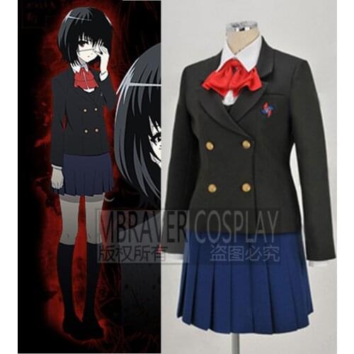 Another Misaki Mei Anime Cosplay Costume School Uniform