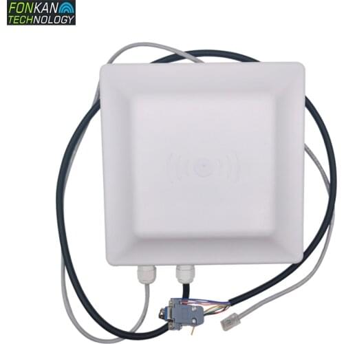 FONKAN 865-928MHz Tag or Card TCP/IP UHF RFID 7dBi Integrated Reader short distance 1-6m for Asset Control Serial communication